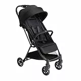 Chicco Urbino Silla de Paseo, Desde nascimiento hasta 22 Kg, Carrito Bebé, Plegado automatico con una sola mano, Compacto y Ligero, Capota con Protección UV50+, Respaldo Ajustable y Reclinable, Negro
