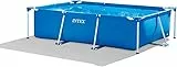 Intex - Kit de Piscina Rectangular, Azul, 3800 l, 300 x 200 x 75 cm