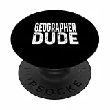 Geógrafo Amigo Angustiado Geografía Tierra Gente Ambiente PopSockets PopGrip Adhesivo