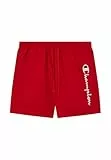 Champion Legacy-Beachshorts with Large Logo Pantalón Corto de Playa, Rojo (Rs069), M para Hombre