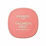 Bourjois | Macaron Melt Lip & Cheek Flush |Tono 2 Honey Nougat | Colorete | Textura Elástica de Polvo en Crema | Aterciopelado | Fórmula Ligera | Espejo Incorporado | 8 g
