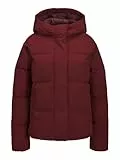 JACK & JONES Puffer Jacket Jxglobal-Chaqueta Acolchada Otw Act, Cabernet, S para Mujer