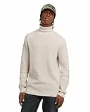 G-Star Para Hombre Jersey Detailed Turtle Knitted, Blanco (whitebait D25113-C868-1603), XL