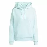 adidas Mujer Essentials Small Logo Feel Cozy Hoodie, halo Mint/White, S