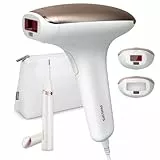 Philips Lumea Advanced BRI921/00 - Depiladora Luz Pulsada para la Depilación Permanente del Vello Visible en Casa con sensor de tono de piel, 2 Cabezales para Cuerpo y Cara y lápiz recortador compacto