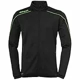 Uhlsport Stream 22 Classic Jacket Chaqueta De Poliéster Con Cuello Alto, Unisex adulto, Black/Fluo Green, L