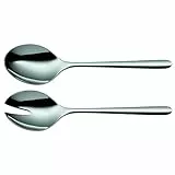 WMF Flame Cubiertos para Ensalada, Acero Inoxidable, Plateado, 24 cm, 2