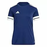 adidas Mujer SQUADRA25 Jersey Short Sleeve, Team Navy Blue 2/White, XL