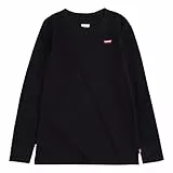 Levi's Lvb L/S Batwing Chesthit tee Camiseta, Black, 8 años para Niños