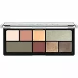 Catrice The Cozy Earth Eyeshadow Paleta de sombras de ojos, multicolor, 8 colores, larga duración, resultado de expresión, altamente pigmentado, vegano, sin micropartículas de plástico, sin perfume,