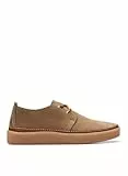Clarks Clarkwood Low, Zapatos de Cordones Unisex Adulto, Oakwood Nubuck, 45.5 EU