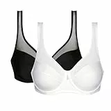 Dim Pack De Sujetadores Sin Aros Generous Classique Mujer x2, Multicolor, 105F