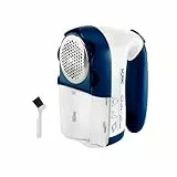 Solac H101 - Quitapelusas eléctrico o a Pilas con Cabezal de Corte con diámetro Amplio, 3 Niveles de apurado, deposito extraíble