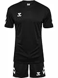 hummel Hmllogo Set Camiseta, Negro, Large Unisex Adulto