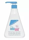 Sebamed Baby Champú Suave 500ml, Limpieza suave para el cuero cabelludo delicado y cabello fino del bebé