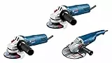 Bosch Professional GWS 22-230 J + 2x GWS 750 - Set amoladoras angulares (Ø 230 mm + Ø 115 mm, en caja)