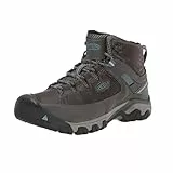 KEEN Targhee 3 Mid Waterproof, Zapatos para Senderismo Mujer, Gris (Magnet/Atlantic Blue), 37.5 EU