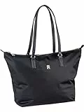 Tommy Hilfiger Bolso Tote Mujer Poppy Tote con Cremallera, Azul (Space Blue), Talla Única