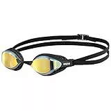 Arena Cobra Core Swipe Mirror Gafas de Natación de Competición Unisex para Adultos, Gafas de Natación con Lentes de Espejo Curvadas, Antivaho, Protección UV, 5 Puentes Nasales Intercambiables