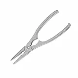 Fackelmann Tenacilla de Marisco, Pinzas Marisco para Abrir Cáscara de Marisco, para Patas de Cangrejo, Langosta, Bogavante, Nécoras, Acero Inoxidable, 17x4.5cm, 1 ud.