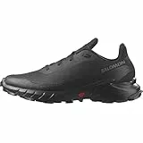 Salomon ALPHACROSS 5, Zapatillas para correr para Hombre, Black Black Ebony, 45 1/3 EU
