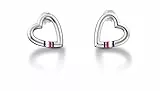 Tommy Hilfiger Jewelry Pendientes para Mujer de Acero Inoxidable con Forma de Corazón - 2700909