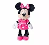 Simba Toys - Peluche Disney Minnie Mouse, Material Suave y Agradable, 100% Original, Apto para Niños y Niñas de Todas Las Edades - 25 cm (6315870227)