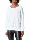 Champion Legacy Minimalist Resort W-Spring Terry Crewneck Sudadera, Color Blanco, S para Mujer