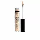 NYX Professional Makeup Can't Stop Won't Stop - Corrector de Larga Duración, 4 Light Ivory