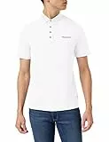 Armani Exchange Polo para Hombre, Blanco (White 1100), M