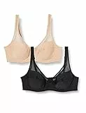 Dim Pack De Sujetadores Sin Aros Generous Classique Mujer x2, Multicolor, 100C