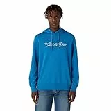 Wrangler Sudadera con Capucha, Azul Oscuro, L para Hombre