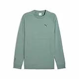 PUMA PUMATECH Crew DK, Sudaderas con tripulación Hombre, Green Moon,