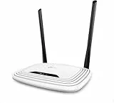 TP-Link TL-WR841N - WiFi4 N300 Router inalámbrico, 300 Mbps de Velocidad, Antenas de 5 dBi, Modo Multi, fácil de Usar, 4 Puertos LAN y 1 Puerto WAN de 10/100 Mbps, Blanco