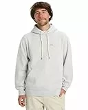 Quiksilver - Sudadera de Forro Polar con Capucha Salt, Color Gris