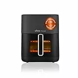 Ufesa Parrot, Freidora Aire con Vapor, Doble Resistencia, 6 L, 1800 W, 10 Programas Preestablecidos, Ventana y Luz Interior, Libre de BPA, Air Fryer