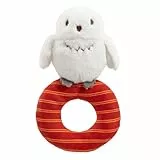 Rainbow Designs Harry Potter Hedwig - Sonajero de peluche para bebé, juguete sensorial suave para recién nacidos, adecuado desde el nacimiento para el desarrollo temprano, compañero de juego y juego