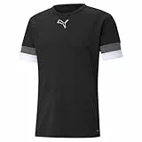 PUMA teamRISE Jersey CE Camisetas, Black-Smoked Pearl White, S para Hombre