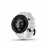 Garmin Approach S12, Reloj para Golf, Campos mundiales preinstalados, Bluetooth y Resistente al Agua, Blanco