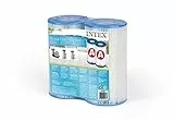 Intex 29002 - Cartucho para filtros para piscinas, 2 unidades, Color Neutro