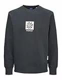 JACK & JONES Jorportland Box Sweat Crew Neck Sudadera, Forest River, M para Hombre