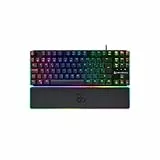 NEWSKILL Gungnyr TKL Pro Teclado Gaming optomecánico RGB tenkeyless Gateron Red hotswap Negro