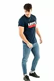 Levi's Sportswear Logo Graphic Camiseta Hombre, Dress Blues, L