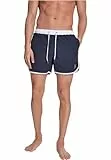 URBAN CLASSICS Bañador para Hombre Estilo Retro, Bermudas Cortos, Shorts de Baño para Natación de Secado Rápido adapto para las Vacaciones, Tallas XS - 5XL