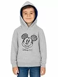 United Labels Disney Mickey Mouse Hoodie - Sudadera con capucha para niño - Sudadera con capucha para niños, color gris, gris, 134 cm-140 cm