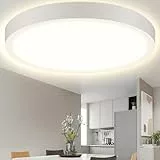 Aigostar Lampara de Techo LED 24W Ø289mm Plafon LED Techo 2700LM Luz natural 4000K para Sala de Estar，Dormitorio，Cocina ，Pasillo，Balcón