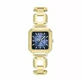 Armani Exchange Orologio da Donna, Quarzo Movimento a tre lancette e cassa da 27 mm con cinturino in Acciaio inossidabile