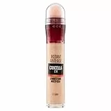 Maybelline New York Corrector Líquido El Borra Edad, con Bayas de Goji y Haloxyl, Cubre Ojeras y Pequeñas Arrugas 07 Sand, 6,8 ml