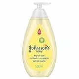 Johnson's Baby Top to Toe Wash (1 x 500 ml), gel de baño para bebé con cuidado completo, gel de ducha infantil con fórmula No llores más, jabón calmante para bebés recién nacidos