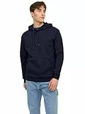 Jack & Jones Jjebradley Sudadera Con Capucha Noos Sudadera con capucha, Hombre, Marino, M